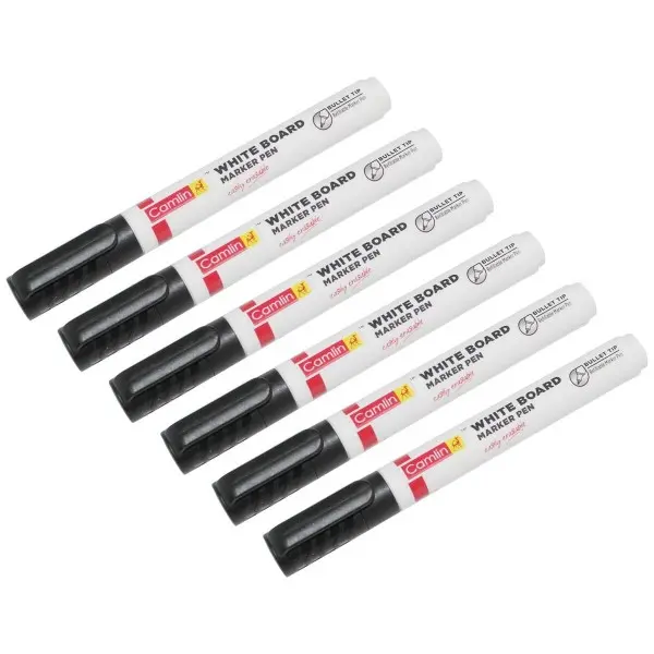 White Board Refillable Marker (Set Of 6)