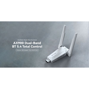 Wi-Fi 6 AX900 Dual Band USB Adapter | BT5.4 | High Gain Antenna
