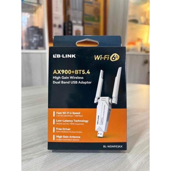 Wi-Fi 6 AX900 Dual Band USB Adapter | BT5.4 | High Gain Antenna - Image 5