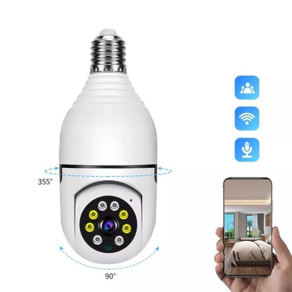 Wi-Fi Panorama Bulb 360 Camera 1MP / 2MP - Image 3
