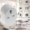 WiFi Smart Plug 10A / 16A with Google Assistant & Amazon Alexa | Remote Control | Timer Function | Smart Home Socket | Sasvat Biz