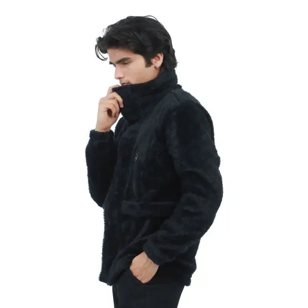 Winter Warm Fur Polar Stylist Jacket For Men's .(#100) - Image 2