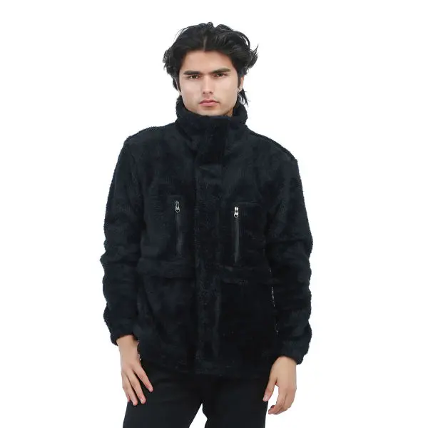Winter Warm Fur Polar Stylist Jacket For Men's .(#100) - Image 4