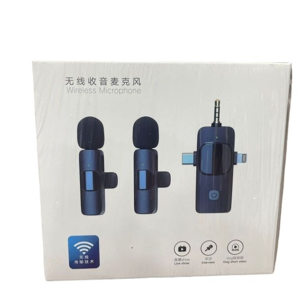 Wireless lavalier Microphone 3 in 1 - Image 4