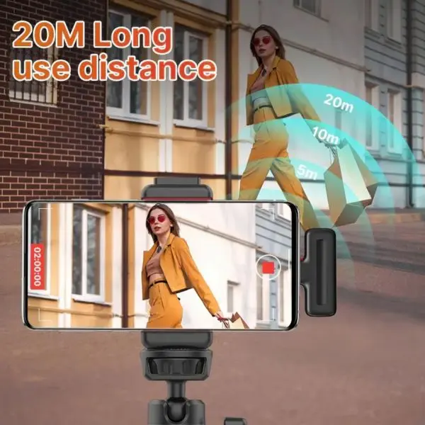 Wireless Microphone with Charging Case – Plug & Play - Image 5