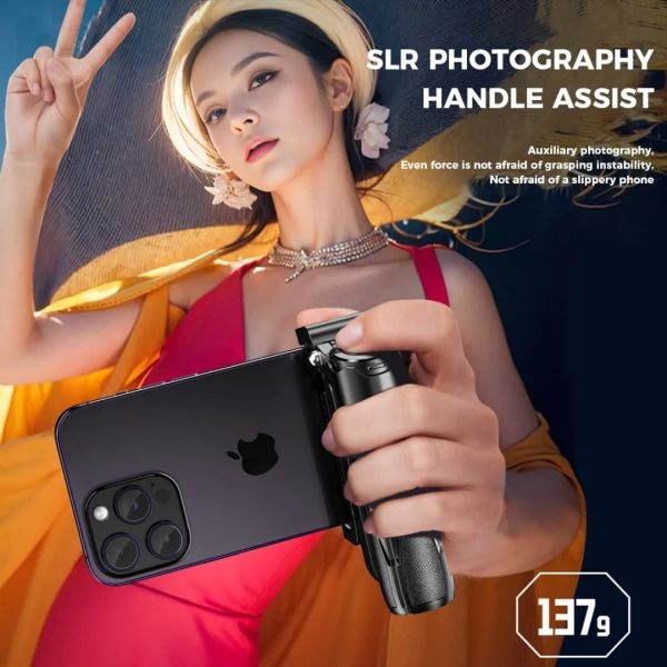 Wireless Selfie Stick Tripod with Detachable Bluetooth Remote – Foldable & Portable for Mobile Photography - Image 2