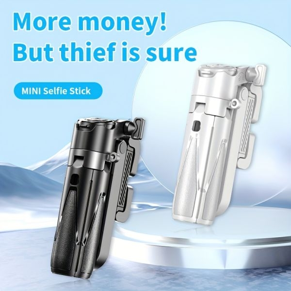 Wireless Selfie Stick Tripod with Detachable Bluetooth Remote – Foldable & Portable for Mobile Photography - Image 3