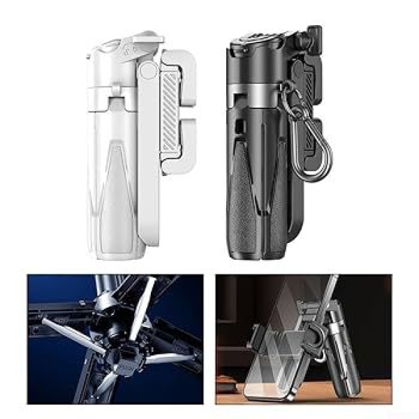 Wireless Selfie Stick Tripod with Detachable Bluetooth Remote – Foldable & Portable for Mobile Photography - Image 4