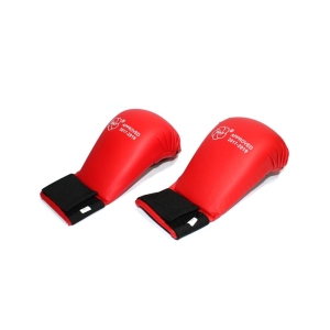 Wkf Red Synthetic Karate Gloves