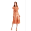 " Women Cotton Comfort Checkered Ensemble: Two-Piece Dress Set."