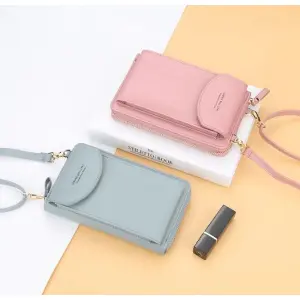 Women Mobile Phone Bag Shoulder Crossbody Pouch Case Belt Handbag Purse - Mini Bag