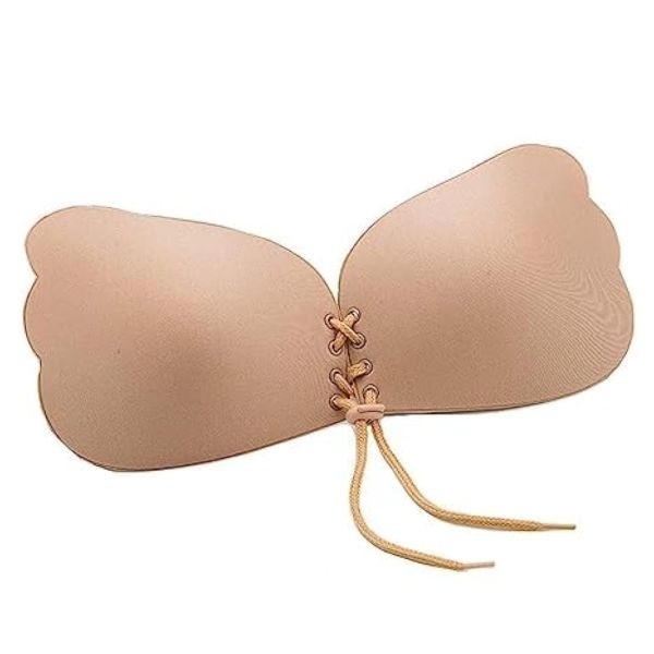 Women's Strapless Bra Self Adhesive Silicone Push Up With Drawstring - Image 3