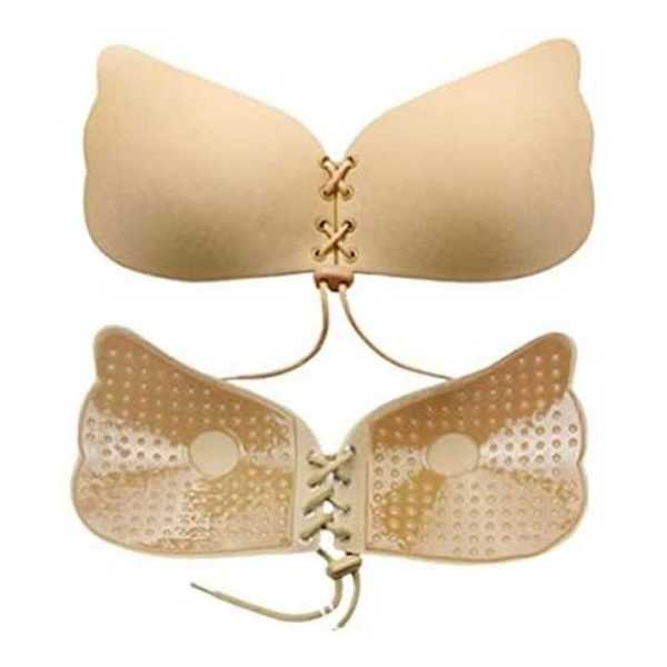 Women's Strapless Bra Self Adhesive Silicone Push Up With Drawstring - Image 2