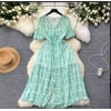 Women's Wear Long Chiffon Dresses Available In Different Colours
