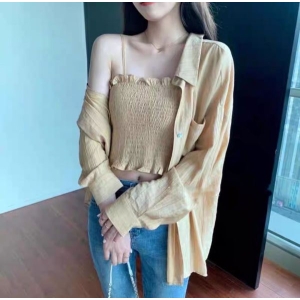 Women's Wear Shirt With Inner. Two Piece Set.