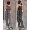 Women's Wear Two Piece Set .Strip Top And Pant Set.