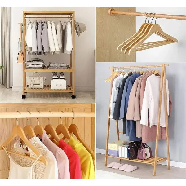 Wooden Clothes Hanger For Unisex Hanger For hanging Coat Jacket Pant - Image 3
