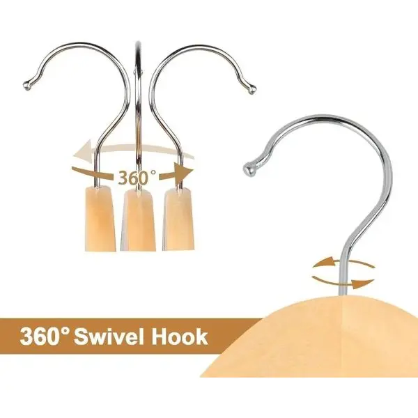 Wooden Clothes Hanger For Unisex Hanger For hanging Coat Jacket Pant - Image 4