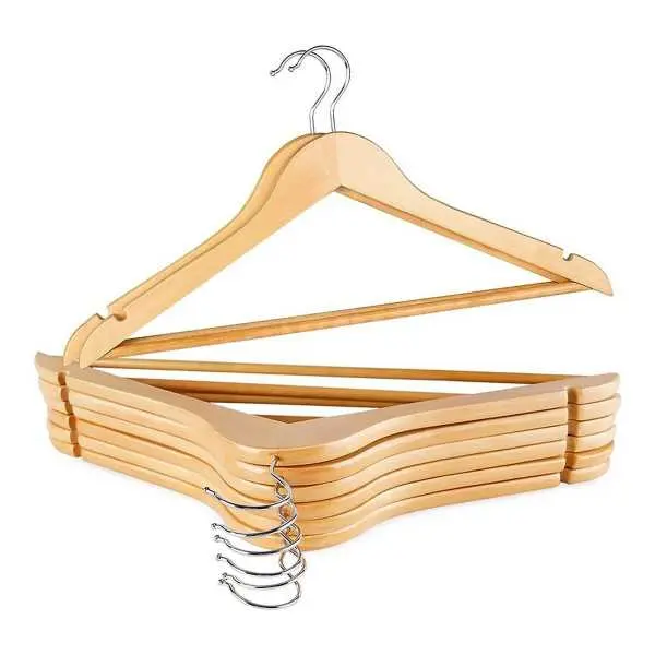 Wooden Clothes Hanger For Unisex Hanger For hanging Coat Jacket Pant
