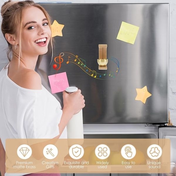 Wooden Door Decoration Bell – Magnetic, Portable & Wireless Charm Door Bell - Image 3