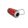 Wooden Madal in Red Colour 18 Inch Made in Dhading by Mitrata