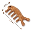 Natural Massage Comb Scalp Comb Head Massager For Hair Growth Hair Massage Wood For Women