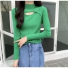 Wool Sweater. Tee Neck With Front Design. Full Sleeve For Winter