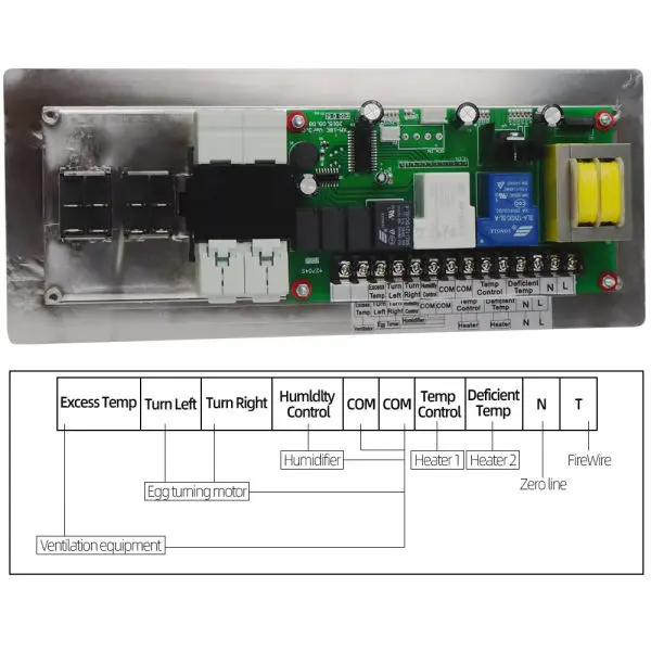 Xm-18e Full Automatic Egg Incubator Temperature Controller Thermostat Humidity Sensor - Image 3