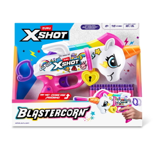 XSHOT Blastercorn Series 1 Unicorn Blaster (16 Darts) Open Box - 6 pcs/CTN (S001)