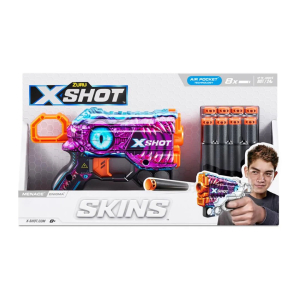 XSHOT Skins Menace (8 Darts) Open Box - Bulk 12 pcs (No Inner, STD Colour Assortment) (INT-S001)