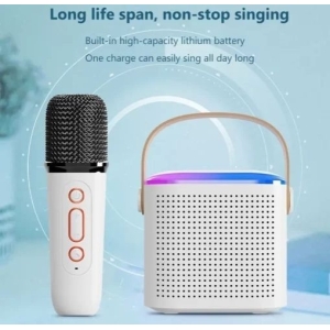 Y1 Wireless Microphone Speaker Box Stereo Sound Singing Karaoke Speaker Support 3.5mm Auricolare Compatibile Con Bluetooth