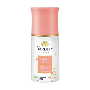 Yardley English Musk Roll On Deodorant | Alcohol-Free | 1.7oz (50ml)