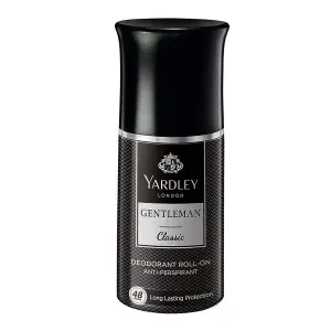 Yardley Gentleman Classic Deodorant Roll-On| 48-Hours Long Lasting Scent| Men’s Body Deodorant| Roll-On for For Men| Masculine Fragrance| 50ml