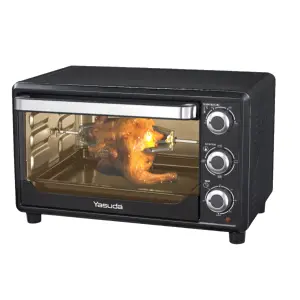 Yasuda Electric Oven YS-OTG25 4 in 1. Cook, Toast, Grill & Bake - 25 Litre 1500 Watt Timer 1 Year Brand Warranty