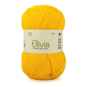 Yellow Ganga Double Knit Yarn 100gm
