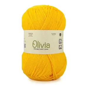 Yellow Ganga Double Knit Yarn 100gm