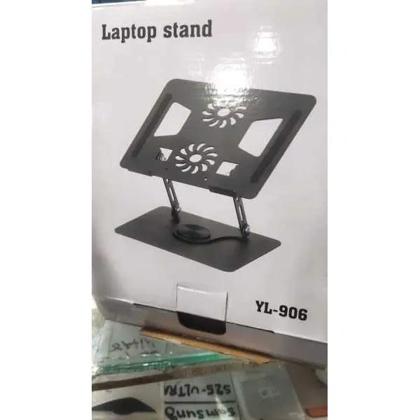 YL-906 360 degree rotating with fan custom height suitable for laptops stand laptop iPad - household appliances - Image 4