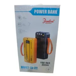 YM-969 Built In Four Wire 30000mAh Power Bank
