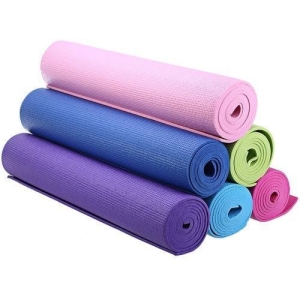 Yoga Mat 6 mm thick ( Variety Color) 61*172 cm size mat for yoga and EXErcise By Mitrata