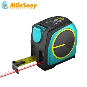 Youpin Mileseey DT10 Laser Tape Measure 2-in-1 Digital Laser Measure Laser Rangefinder with LCD Digital Display,Magnetic Hook