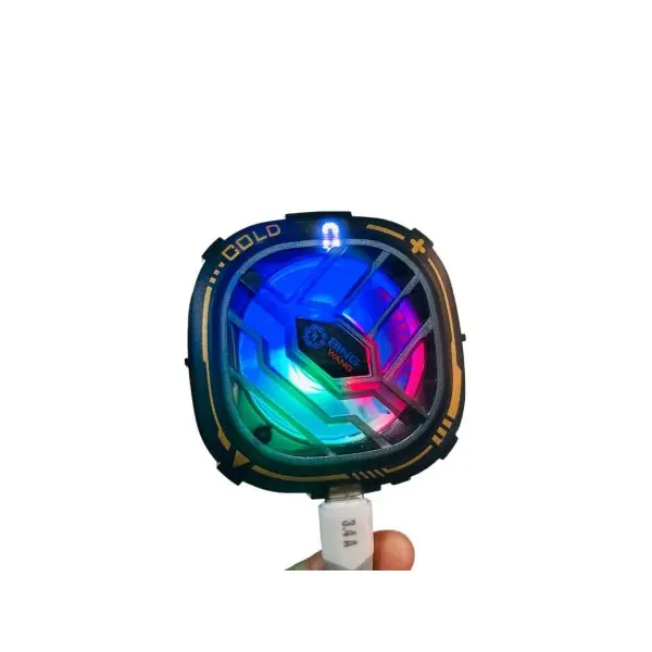 YS-S2  Magnetic Phone Cooler RGB Light Mobile Phone Cooler Cooling Fan Radiator With Display - Image 3