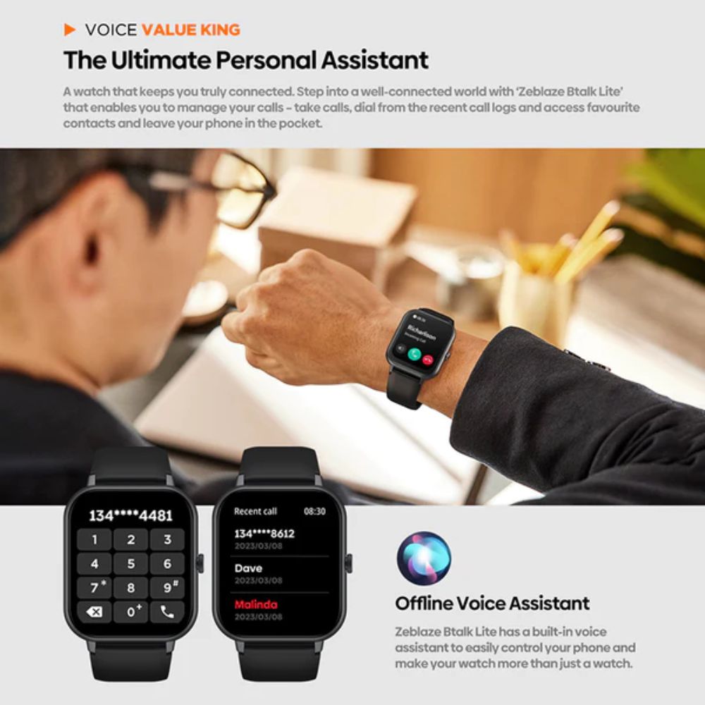 Zeblaze Btalk Lite Bluetooth Calling Smart Watch - Kinaun (किनौं ...