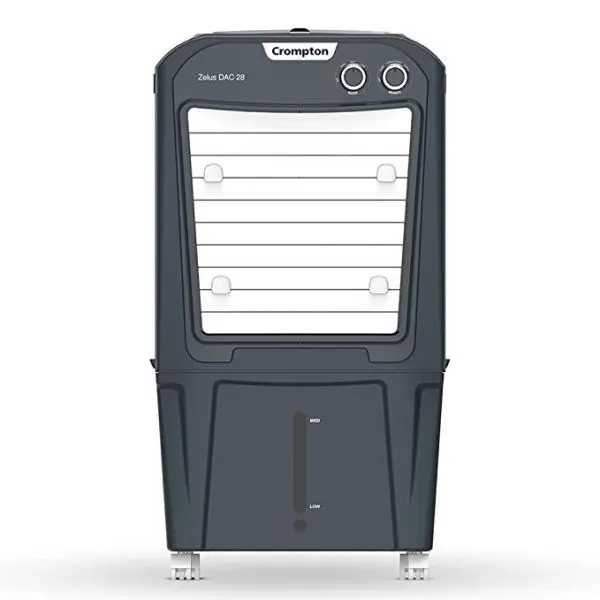 Zelus DAC Desert Air Cooler- 43L, with Everlast Pump, 4-Way Air Deflection and Honeycomb Pads, Grey, (AC-GC-ZELUSDAC43) with 1 Year Warranty - Image 2