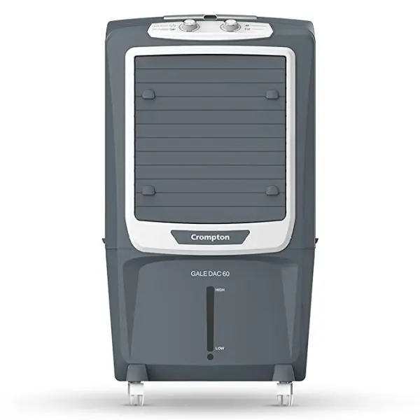 Zelus DAC Desert Air Cooler- 43L, with Everlast Pump, 4-Way Air Deflection and Honeycomb Pads, Grey, (AC-GC-ZELUSDAC43) with 1 Year Warranty - Image 4