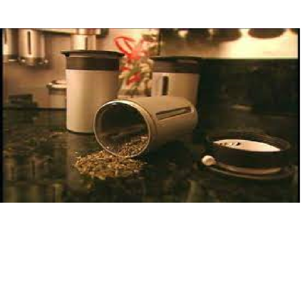 Zevro Magnetic Zero Gravity Spice Rack with Containers, Metallic / Gray - Image 2