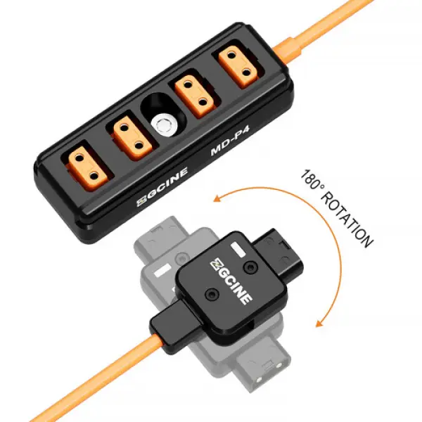 ZGCINE MD-P4 Male D-Tap to 4-Port Female D-Tap Splitter Adapter - Image 2