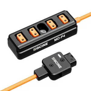 ZGCINE MD-P4 Male D-Tap to 4-Port Female D-Tap Splitter Adapter