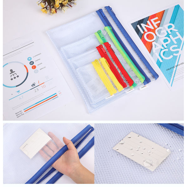 Zipper Bag / Comix PVC Double Layer Zipper Bag (A20562) A5 Size 1 PCS - Image 3