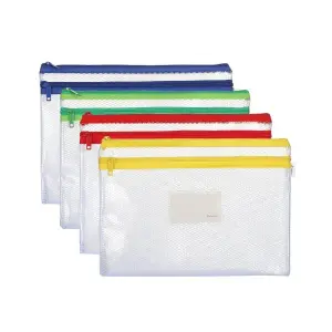 Zipper Bag / Comix PVC Double Layer Zipper Bag (A20562) A5 Size 1 PCS