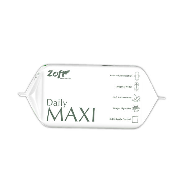 Zoft Daily Maxi Sanitary Pads - XL - 290 mm (Pack of 10) - Image 5